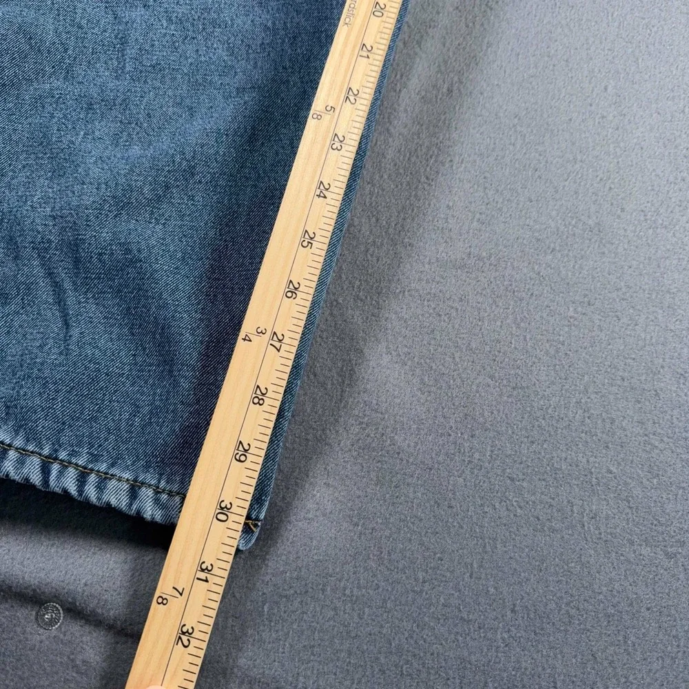 Full Blue Men's Fleece Lined Jeans Outdoor Workwear Denim HB003 Bonded sz 36x32